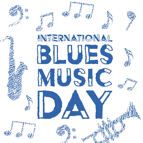 International Blues Music Day Sign