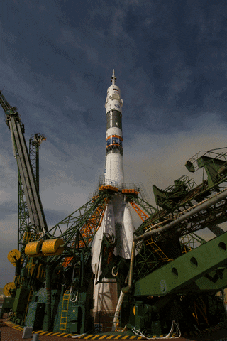 International Rocket Ship Blast Off GIF