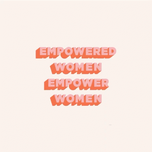 International Women's Day With Empowered Woman Quotes GIF