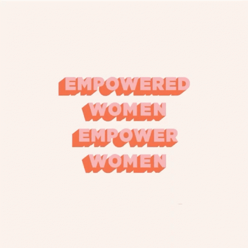 International Women's Day With Empowered Woman Quotes GIF