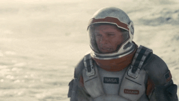 Interstellar Yes Yes Matt Damon GIF
