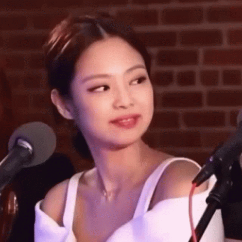 Interview Irritated Jennie Eye Roll Meme GIF