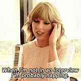 Interview Talking Taylor Swift GIF