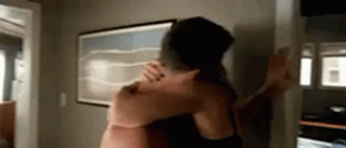 Intimacy Shown In Hungry Kisses GIF