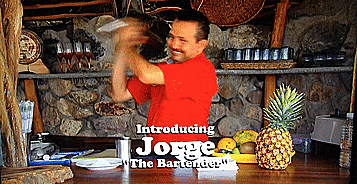 Introducing Jorge As The Bartender GIF
