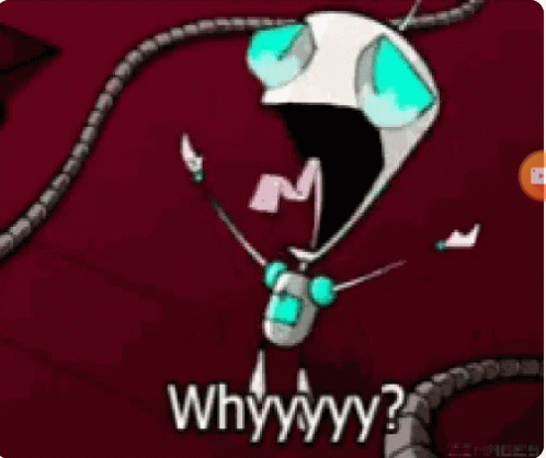 Invader Zim Crying Whyyy GIF