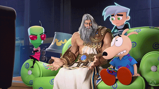 Invader Zim Laughing Hard GIF