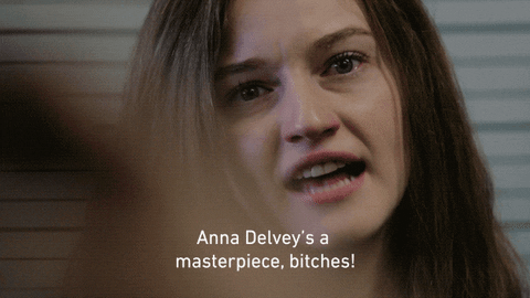 Inventing Anna Delvey Is A Masterpiece GIF