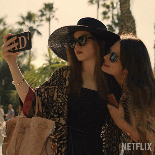 Inventing Anna Taking A Selfie GIF