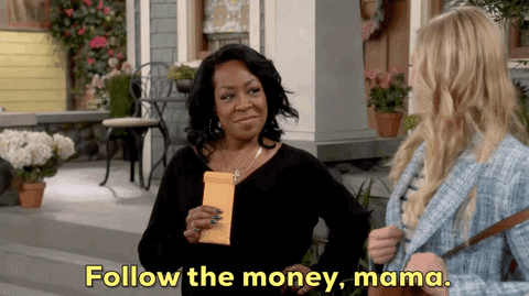 Investigate Beth Behr Follow The Money Mama GIF