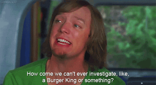 Investigate Like Burger King Or Something Shaggy GIF