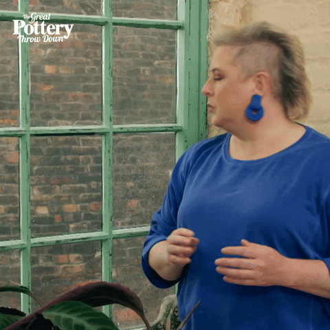 Investigates Neighbor Great Pottery GIF