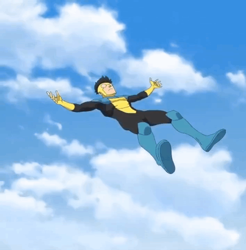 Invincible Chill Float GIF