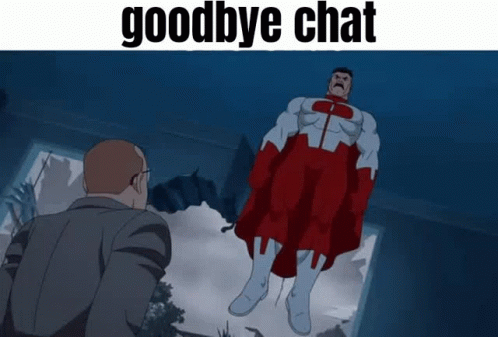 Invincible Goodbye Chat GIF