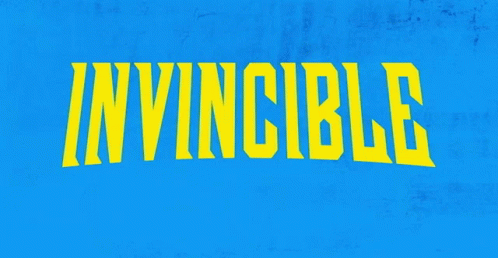 Invincible Lettering Clip GIF