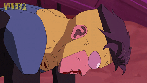 Invincible Mark Noticed Something GIF