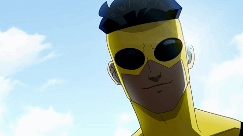 Invincible Mark Saying Something GIF