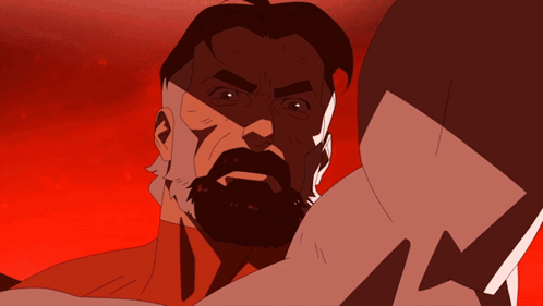 Invincible Omni Man Looks At Something GIF