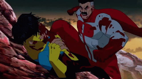 Invincible Smashed Mark Grayson GIF