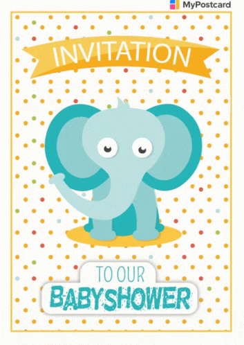 Invitation To Our Baby Shower GIF