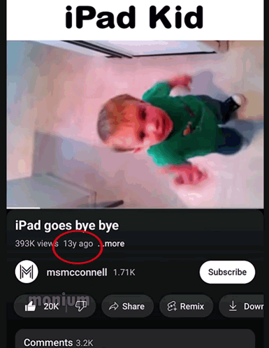 iPad Kid Saying Bye Bye