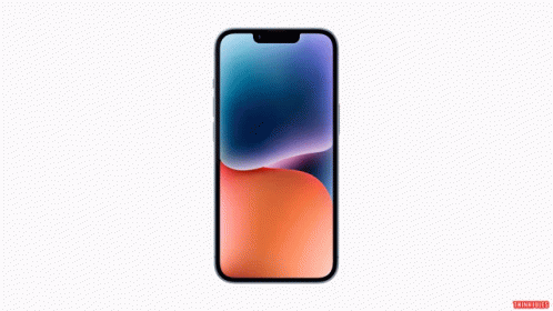 Iphone 14 Pro Front Bubble Screen Design GIF