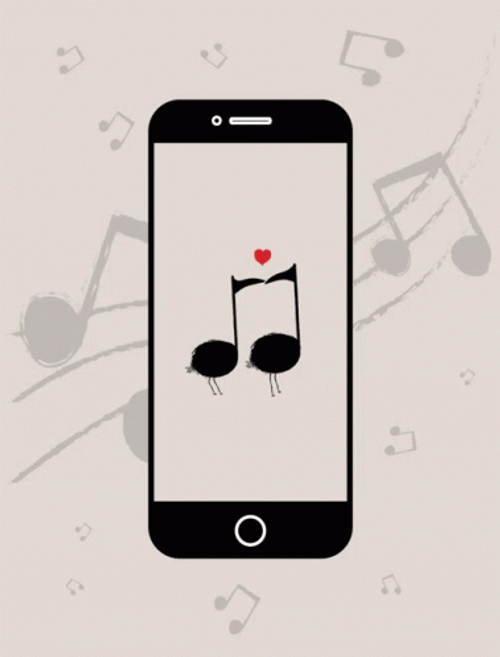 Iphone 8 Music Sign Live Wallpaper GIF