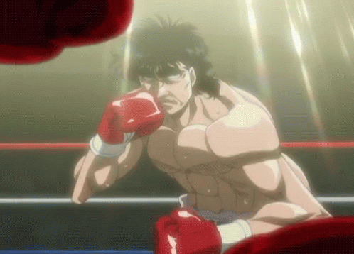 Ippo Makunouchi Ryo Mashiba Fight GIF