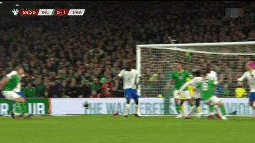 Ireland vs France 0-0 Soccer Game