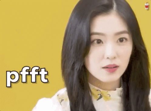 Irine Pfft Giggles GIF