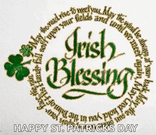 Irish Blessing Happy St. Patricks Day GIF