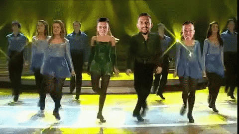 Irish Jig Performance On Stage GIF