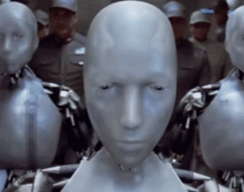 Irobot Army Getting Ready To March GIF