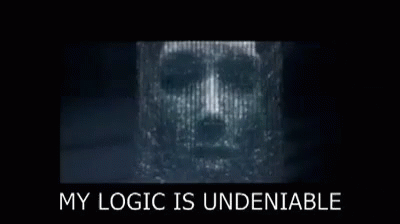 Irobot Hologram Saying His Logic's Undeniable GIF