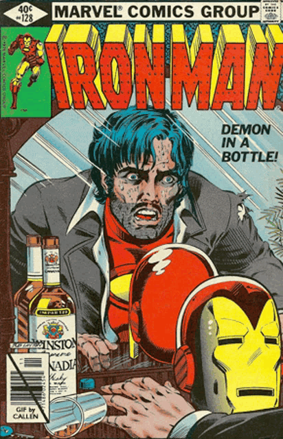 Iron Man Alcohol Gif GIF