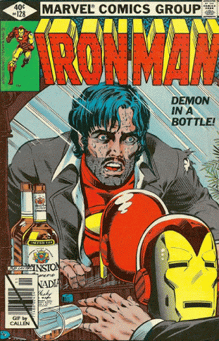 Iron Man Comic Book Marvel Comics GIF