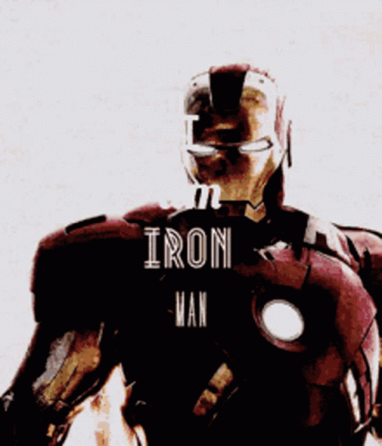 Iron Man Drawing Saying Iron Man