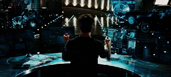 Iron Man Flying GIF