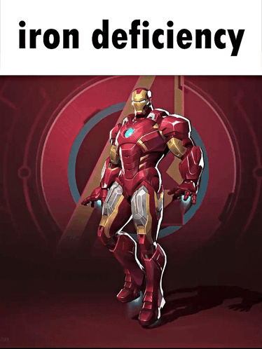 Iron Man Iron Deficiency Cartoon