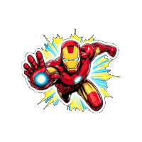 Iron Man Tony Stark Sticker GIF