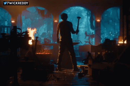 Iron Pounding Leo GIF