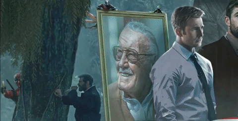 Iron Spider Attending Burial GIF