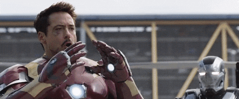 Iron Spider Carrying Captain America's Shield GIF