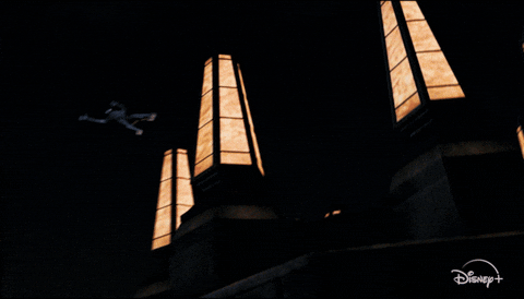 Iron Spider Roving At Night GIF