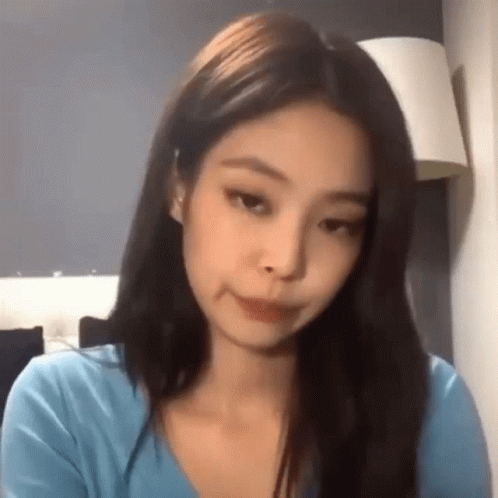 Irritated Jennie Eye Roll Meme GIF