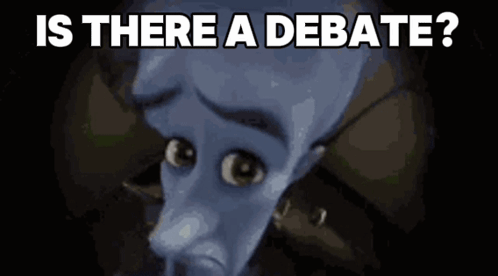 Is There A Debate Megamind GIF