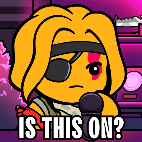 Is This Thing On Cartoon Tv Host GIF