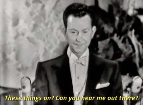 Is This Thing On Vintage Donald O'connor GIF