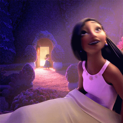 Isabela Madrigal Hair Flip Encanto GIF