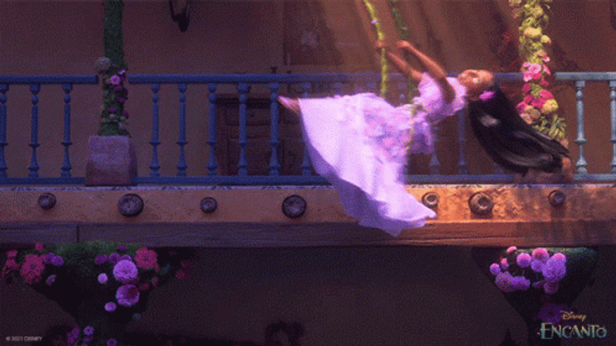 Isabela Madrigal Incredible Acrobatic Moves Encanto GIF